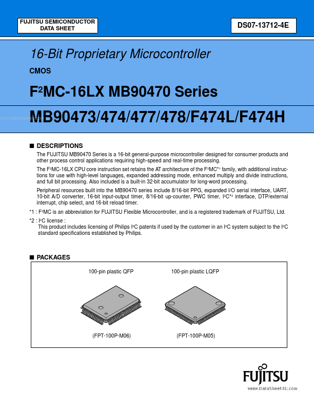 MB90470 Fujitsu Media Devices