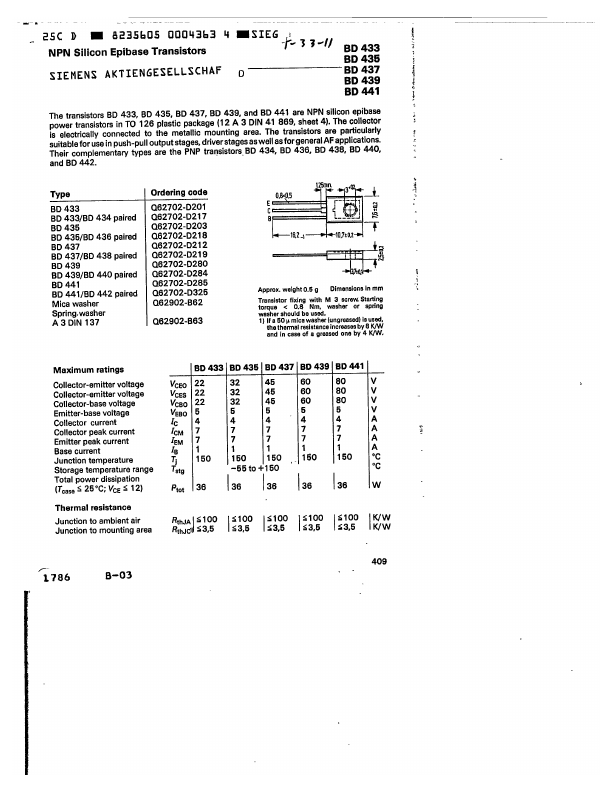 Q62702-B62 Siemens Semiconductor Group