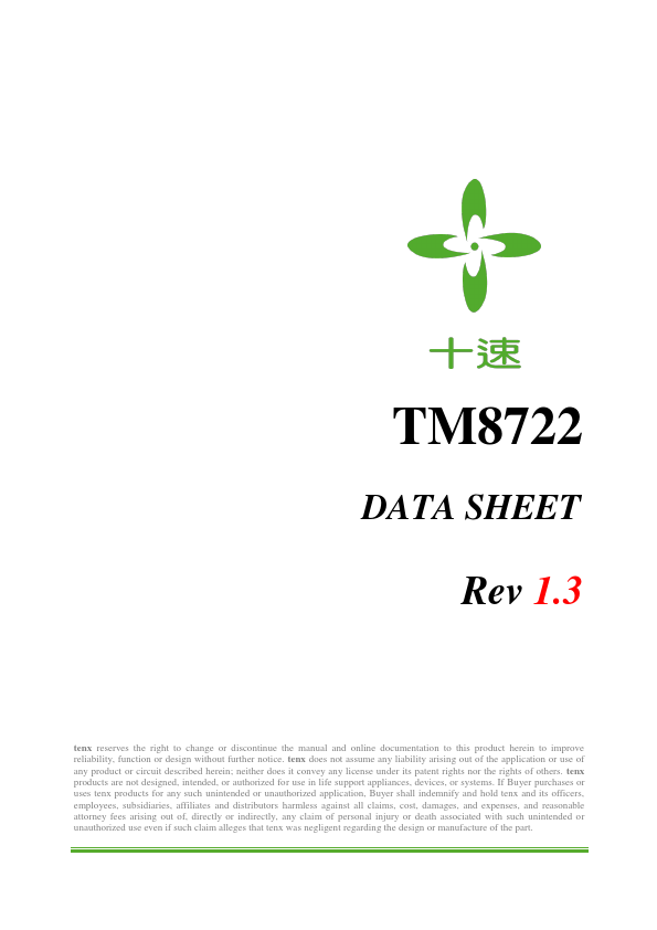 TM8722 tenx technology