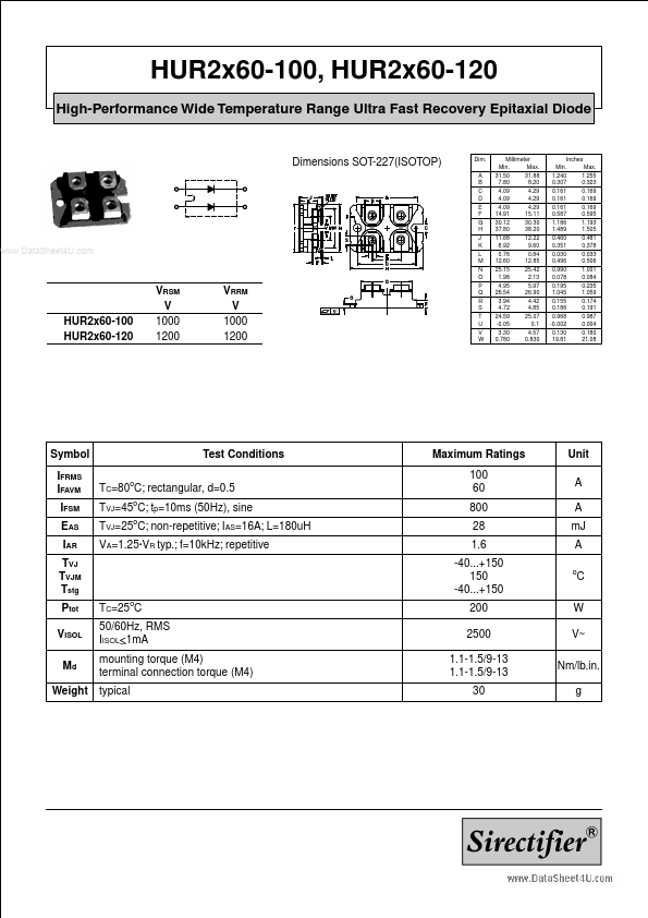 HUR2X60-100