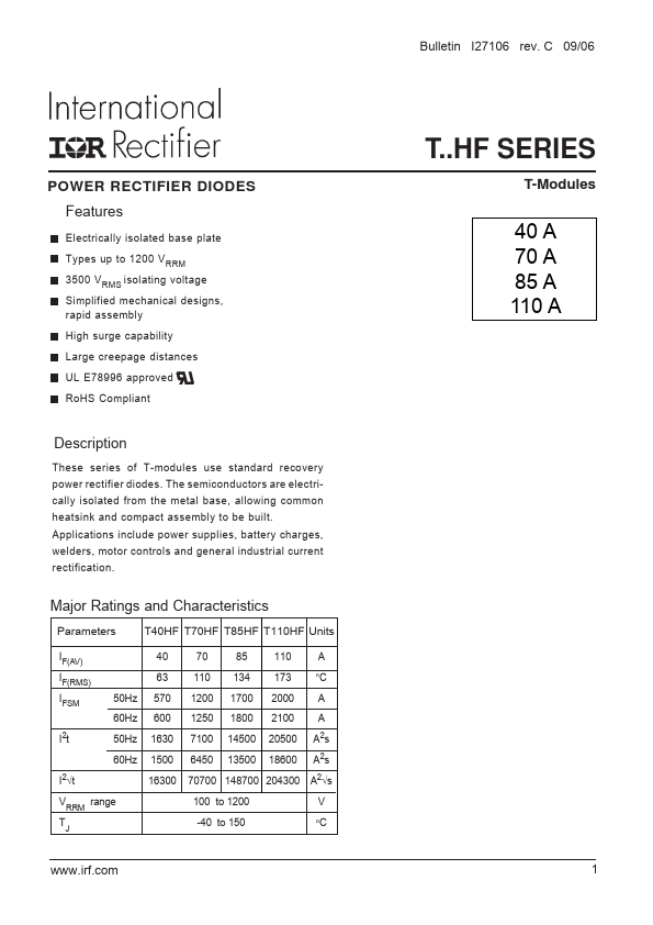 T40HF120 International Rectifier