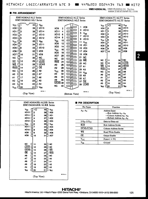 HM51S4260A