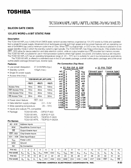 TC551001AFL-10LT