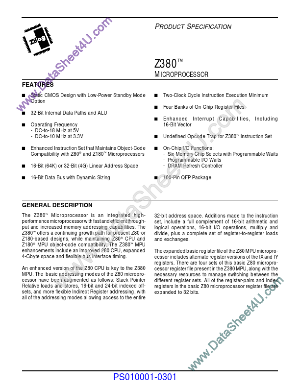 Z80380 Zilog
