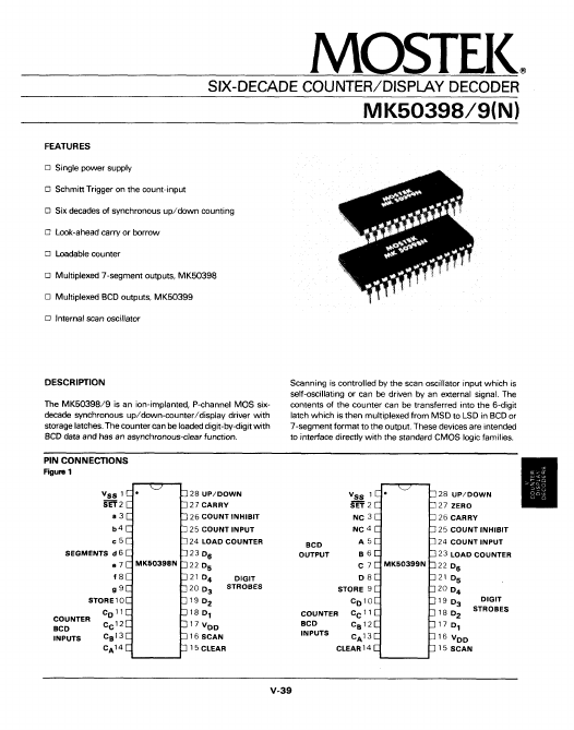 MK50399N Mostek