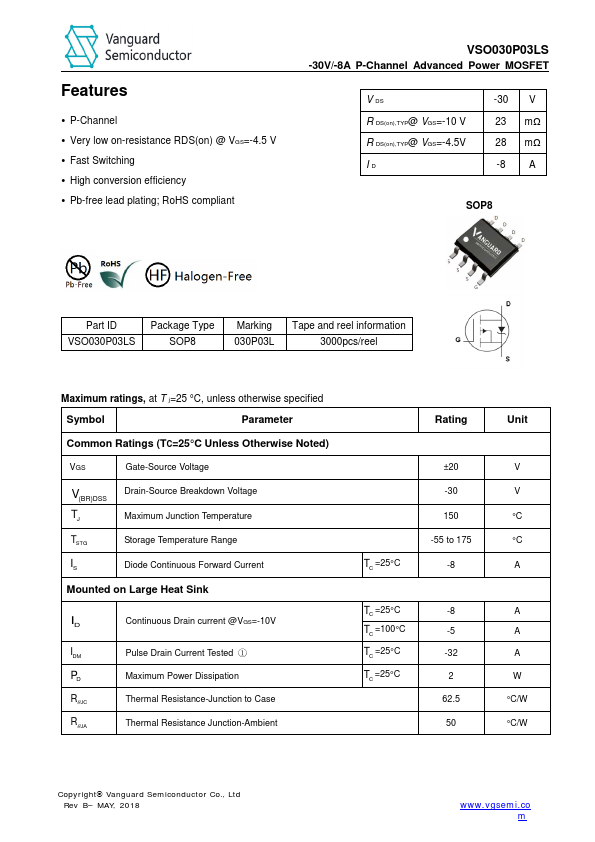 VSO030P03LS