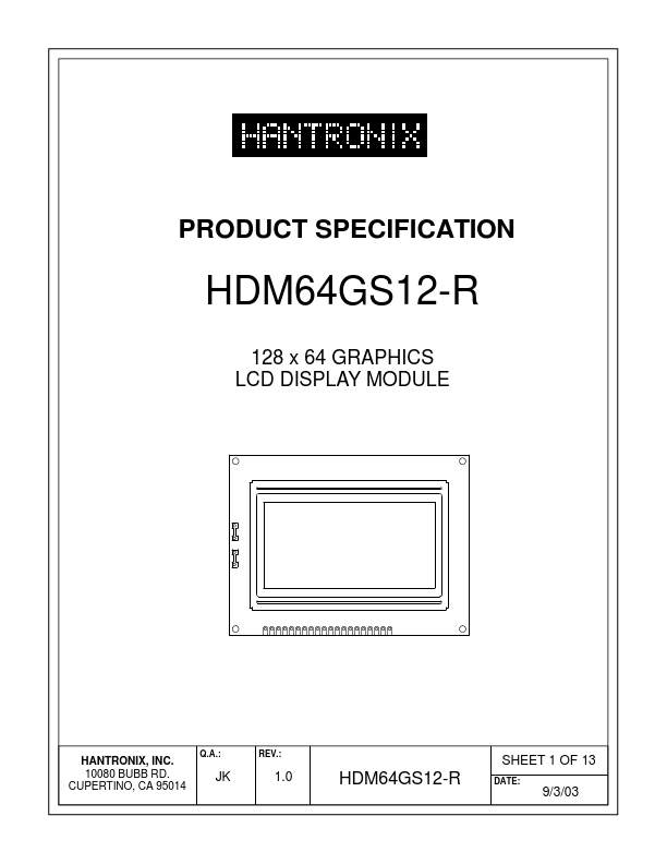 HDM64gs12-r HANTRONIX