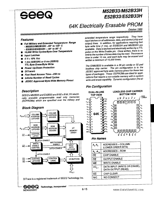 DE52B33H Seeq Technology