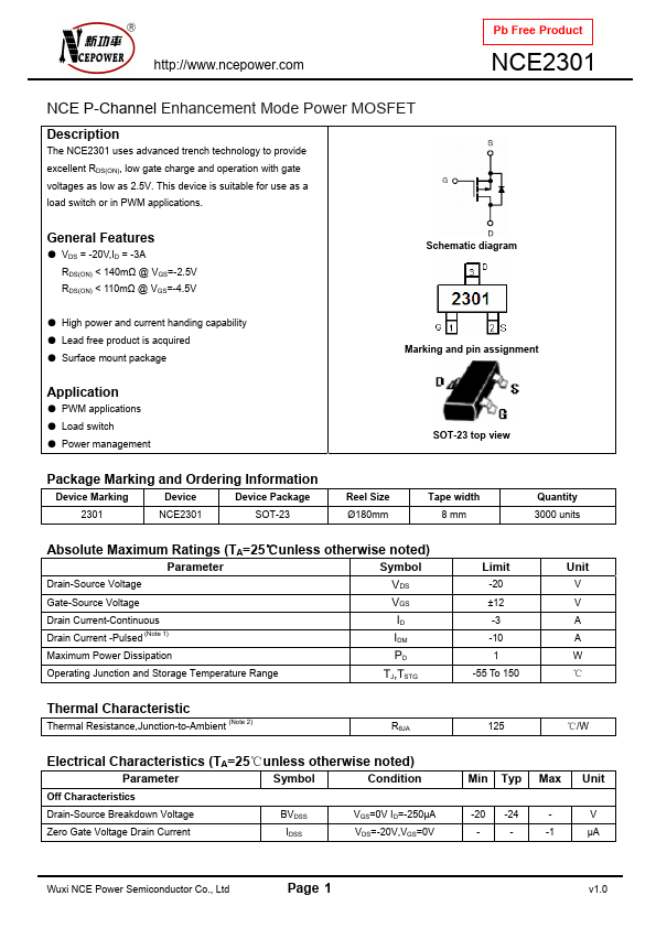 NCE2301