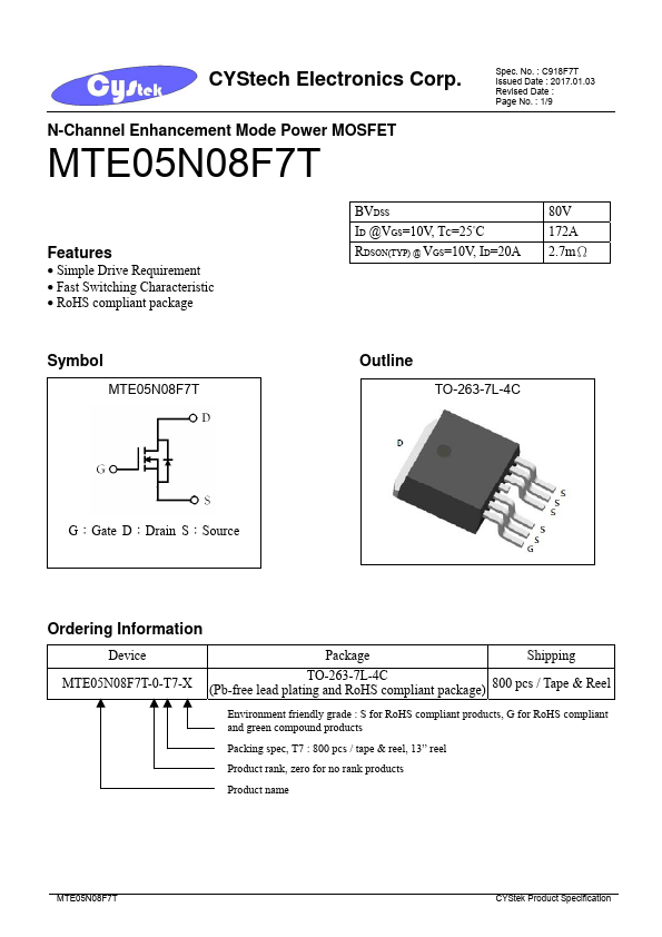 MTE05N08F7T