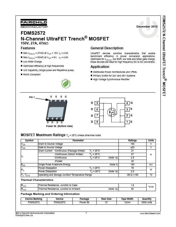 <?=FDMS2572?> डेटा पत्रक पीडीएफ