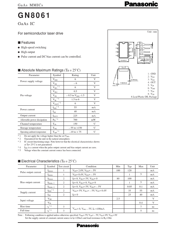 GN8061 Panasonic Semiconductor