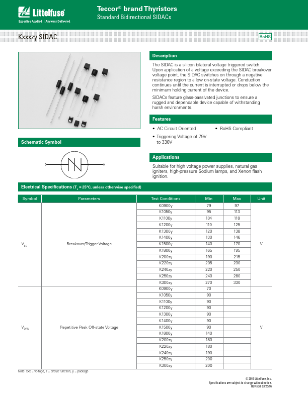 K1300y Littelfuse