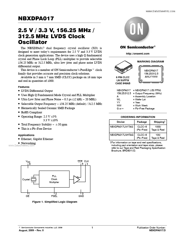 NBXDPA017 ON Semiconductor