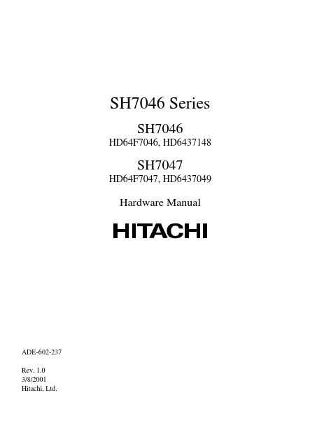 SH7046 Hitachi