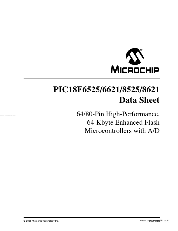 PIC18F8525 Microchip Technology