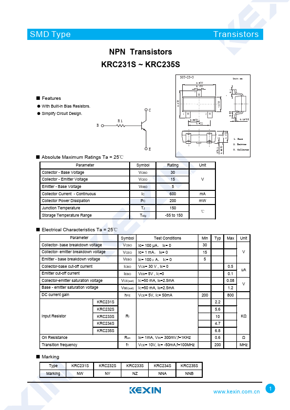 KRC233S Kexin
