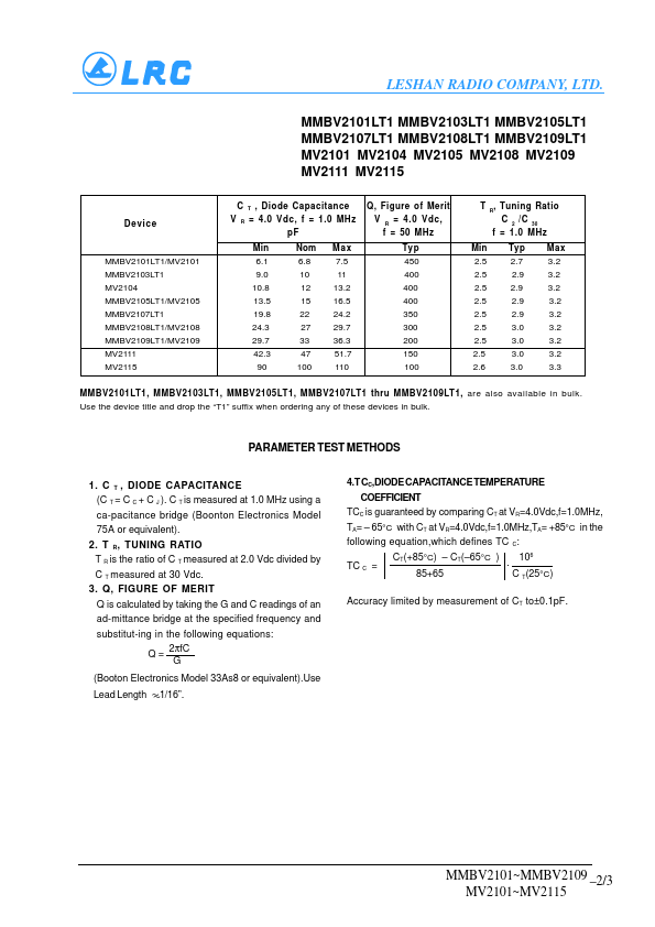 MMBV2107LT1