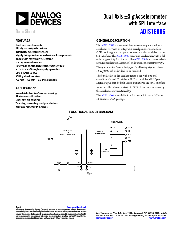 ADIS16006 Analog Devices