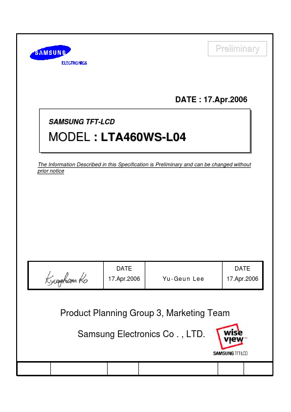 LTA460WS-L04