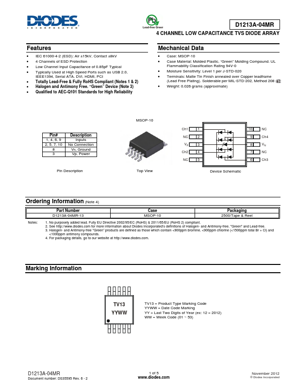 D1213A-04MR Diodes