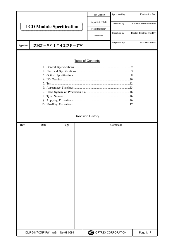 DMF-50174ZNF-FW