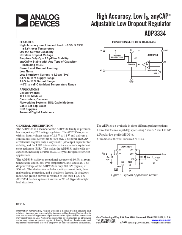 ADP3334 Analog Devices