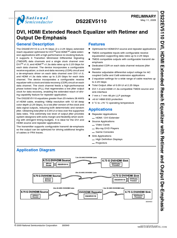<?=DS22EV5110?> डेटा पत्रक पीडीएफ