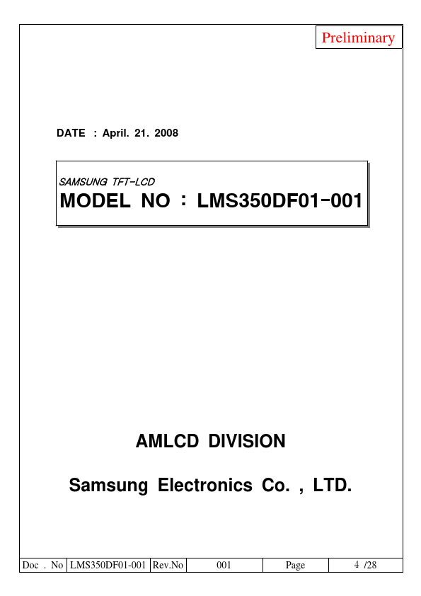 LMS350DF01-001