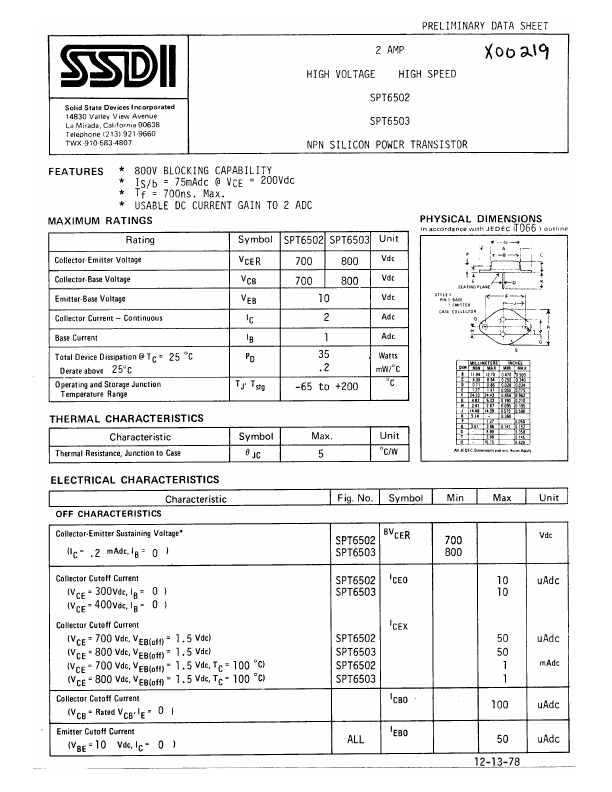 SPT6502