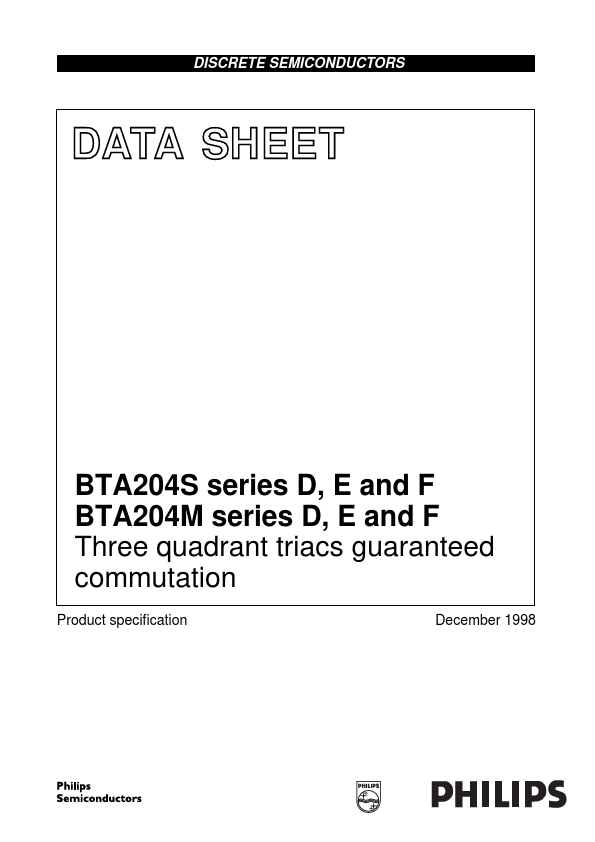 <?=BTA204M-600D?> डेटा पत्रक पीडीएफ