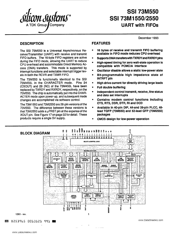 <?=SSI73M2550?> डेटा पत्रक पीडीएफ