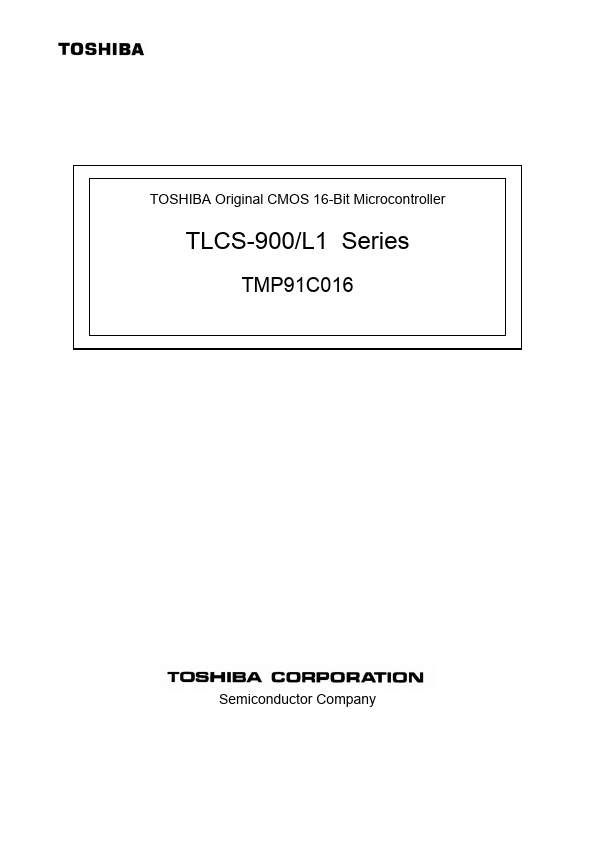 TMP91C016S Toshiba
