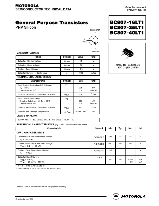 <?=BC807-40LT1?> डेटा पत्रक पीडीएफ