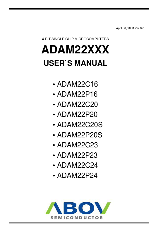 <?=ADAM22C23?> डेटा पत्रक पीडीएफ