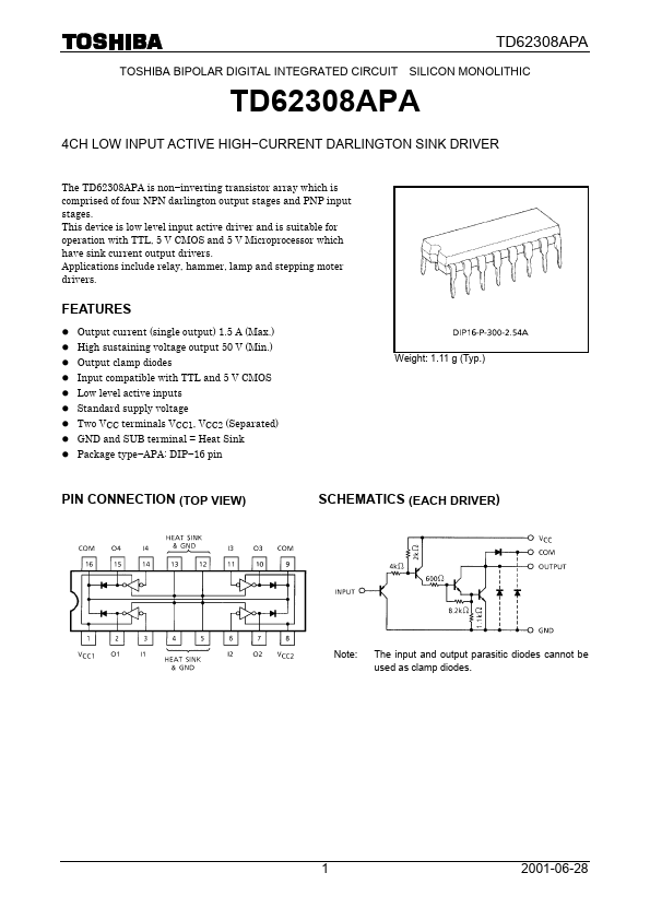 TD62308APA Toshiba