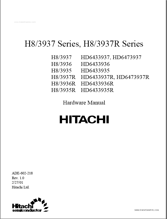 H83937 Hitachi Semiconductor