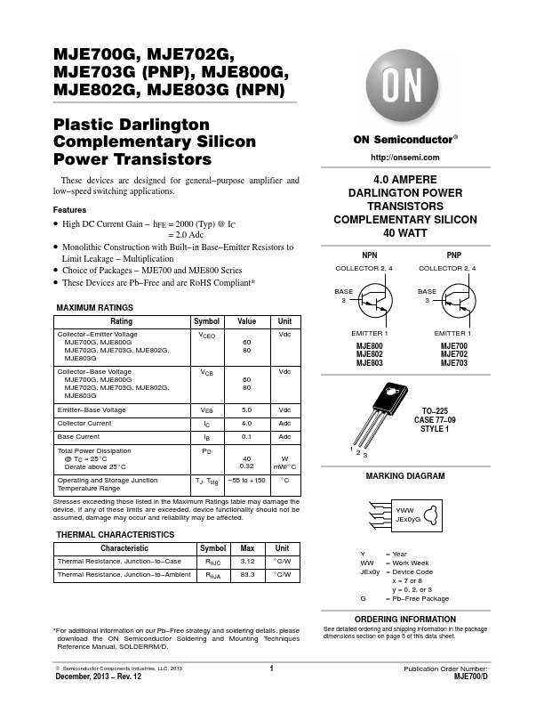 MJE800G