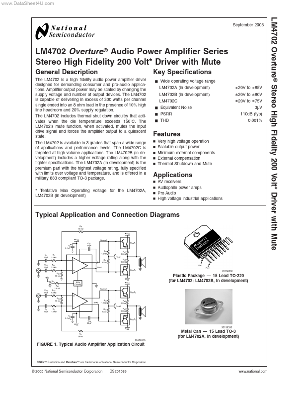 LM4702 National Semiconductor
