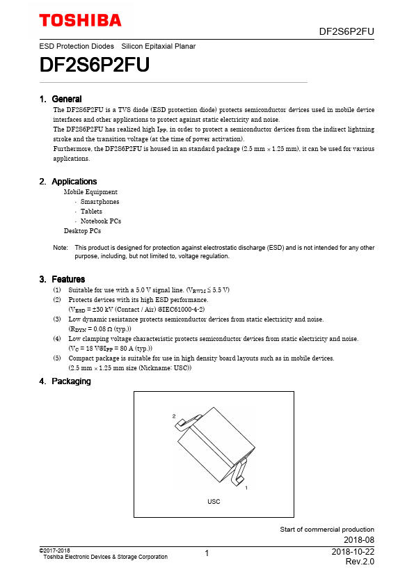 DF2S6P2FU Toshiba