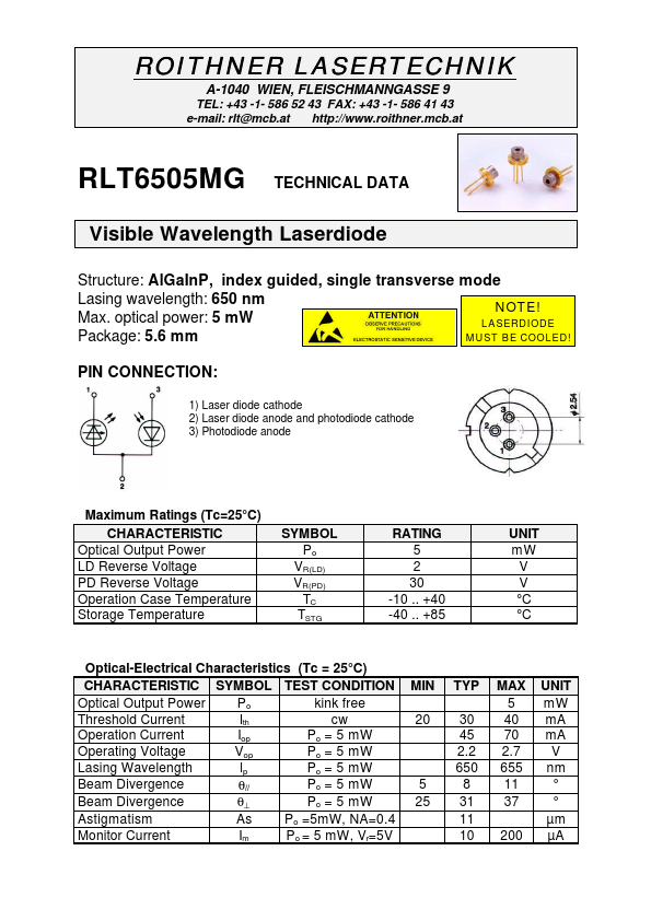 RLT6505MG Roithner