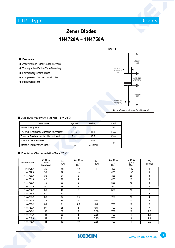 1N4733A