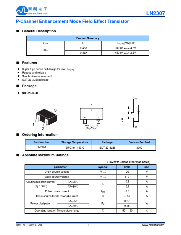 LN2307 natlinear