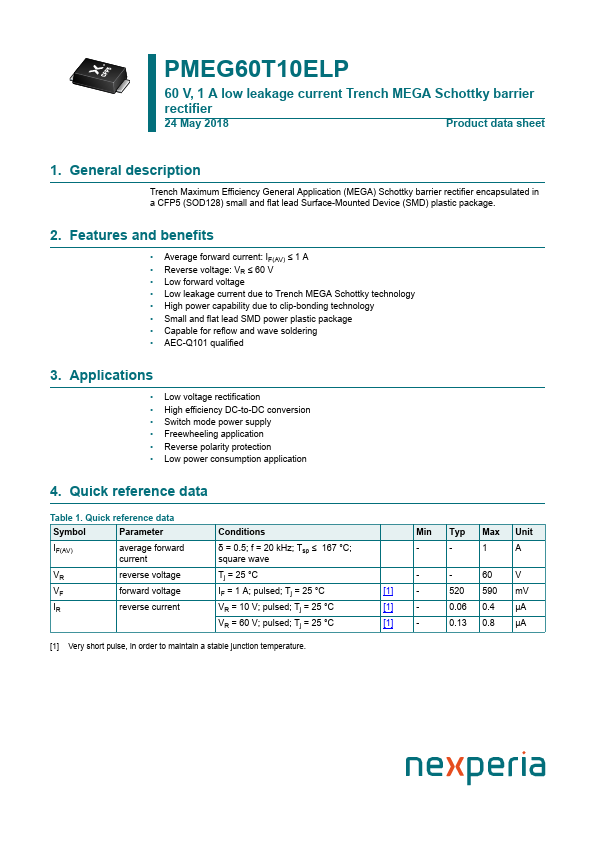 PMEG60T10ELP