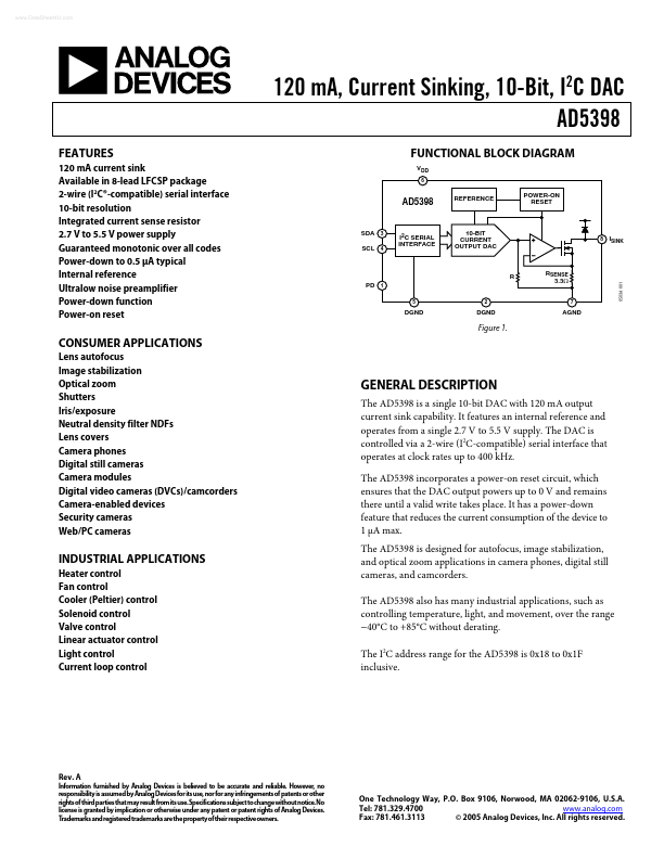 AD5398 Analog Devices