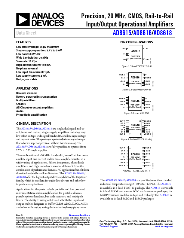 AD8618 Analog Devices