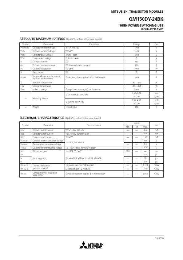 QM150DY-24BK