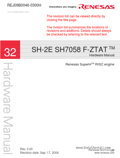 HD64F7058 Renesas Technology