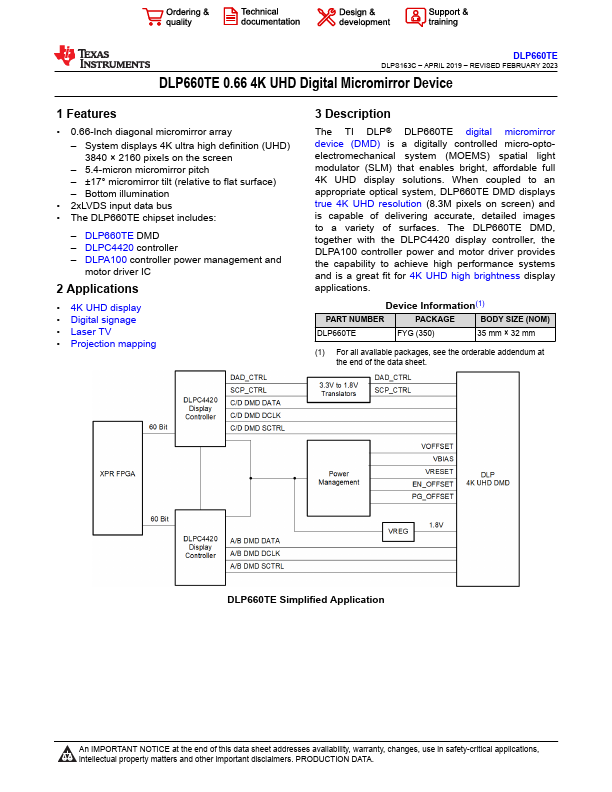 DLP660TE