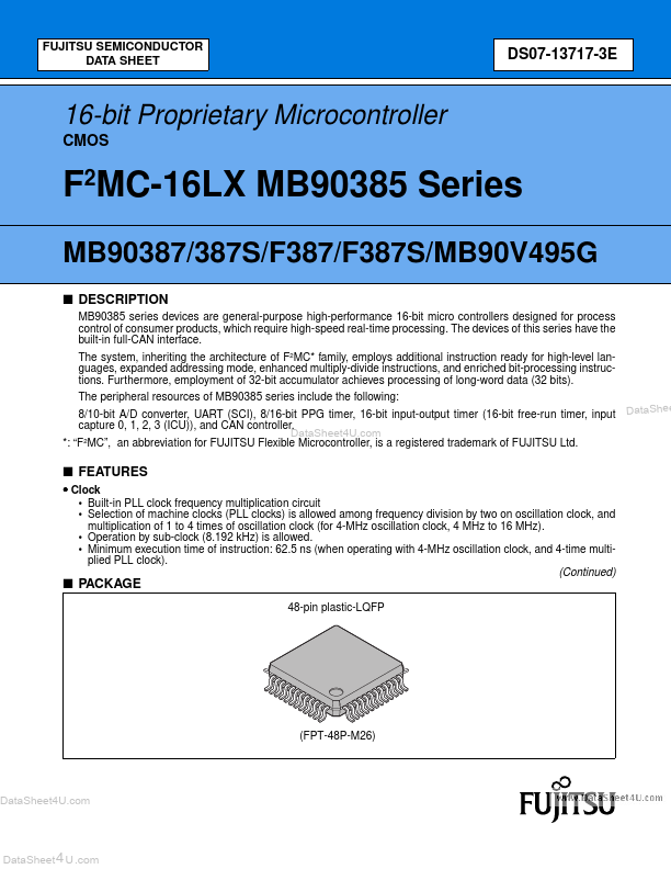 MB90F387 Fujitsu Media Devices